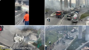 Gas Tanker Explosion in Mexico City Injures Dozens, Flames Billow