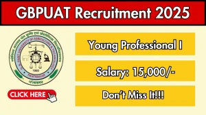 GBPUAT Young Professional I Recruitment 2025 - Apply Offline