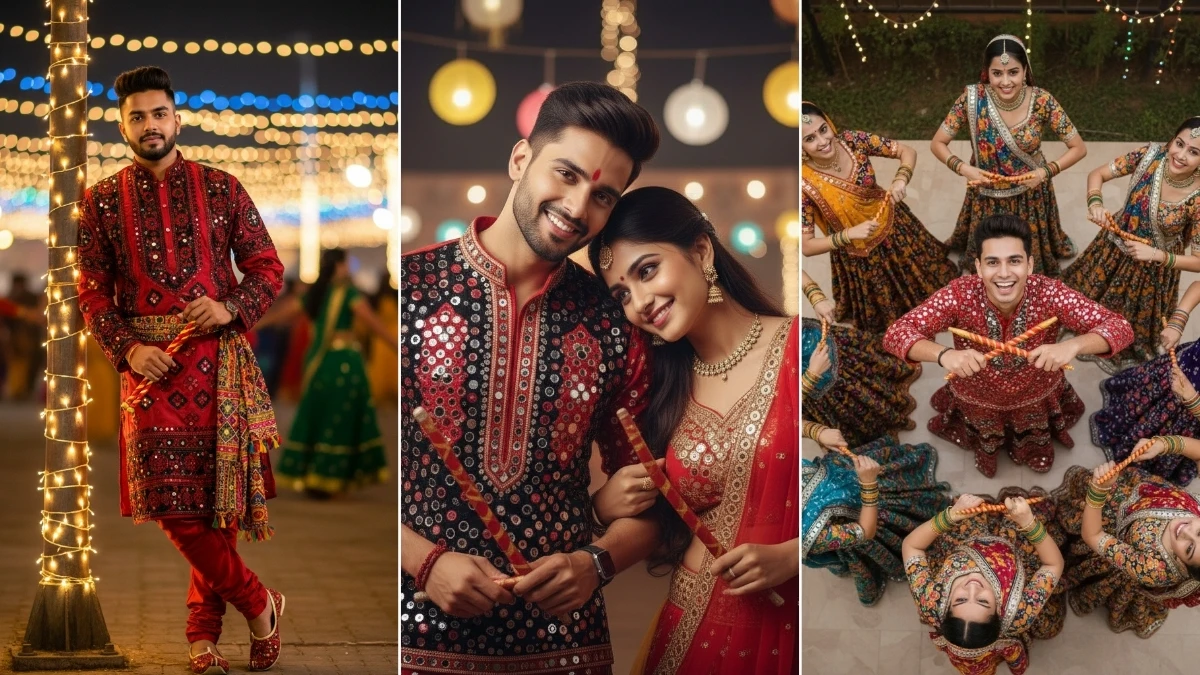 Google Gemini AI Photo Editing Prompts Copy Paste To Create a Radiant Dandiya Night Looks This Navratri