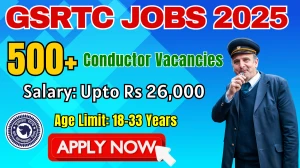 GSRTC Conductor Recruitment 2025 - Apply Online for 571 Posts by Oct 01