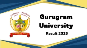 Gurugram University Result 2025 Out at gurugramuniversity.ac.in Direct Link to Download 1st Sem Revaluation Result