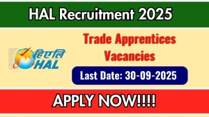 HAL Trade Apprentices Recruitment 2025 - Apply Offline