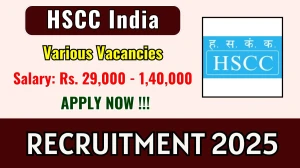 HSCC India Recruitment 2025 - Apply Online for 27 Executive, Assistant Manager and Other Posts by Oct 13