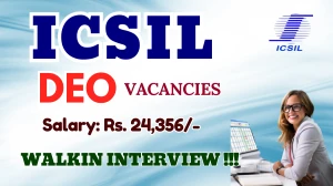 ICSIL Data Entry Operator Recruitment 2025 – Walk in for 10 Posts ICSIL Data Entry Operator Recruitment 2025 – Walk in for 10 Posts