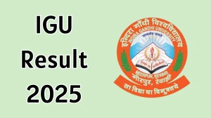 IGU Result 2025 Out at igu.ac.in Direct Link to Download 2nd and 4th Semester Result