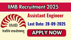 IIMB Assistant Engineer Recruitment 2025 - Apply Offline by Sep 28