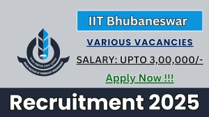 IIT Bhubaneswar Recruitment 2025 - Apply Online for 07 CEO, Technical Officer and More Posts IIT Bhubaneswar Recruitment 2025 - Apply Online for 07 CEO, Technical Officer and More Posts