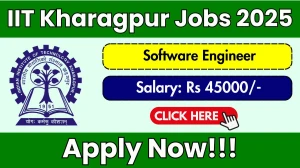 IIT Kharagpur Recruitment 2025 - Apply Online for 01 Software Engineer Posts