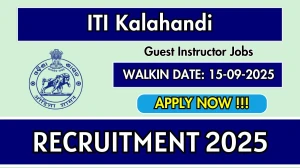ITI Kalahandi Guest Instructor Recruitment 2025 – Walk in