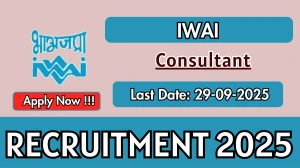 IWAI Consultant Recruitment 2025 - Apply Offline