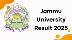 Jammu University Result 2025 Declared at coeju.com Direct Link to Download 4th, 5th, 6th Sem Result