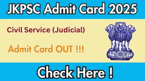 JKPSC Civil Service (Judicial) Admit Card 2025 OUT Download Hall Ticket at jkpsc.nic.in JKPSC Civil Service (Judicial) Admit Card 2025 OUT Download Hall Ticket at jkpsc.nic.in