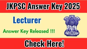 JKPSC Lecturer Answer Key 2025 Released – Download at jkpsc.nic.in