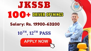 JKSSB Driver Recruitment 2025 - Apply Online for 107 Posts