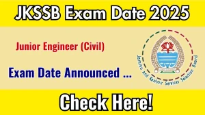 JKSSB Junior Engineer (Civil) Exam Date 2025 Out for 508 Posts at jkssb.nic.in Check Admit Card Details Here JKSSB Junior Engineer (Civil) Exam Date 2025 Out for 508 Posts at jkssb.nic.in Check Admit Card Details Here