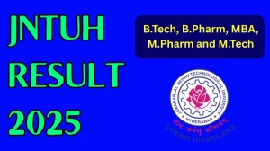 JNTUH Result 2025 Released at jntuh.ac.in Direct Link to Download 1st and 2nd Semester Result
