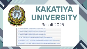 Kakatiya University Result 2025 Released at kuexams.org Direct Link to Download 1st, 2nd, 3rd, 4th, 5th, and 6th Semester Result