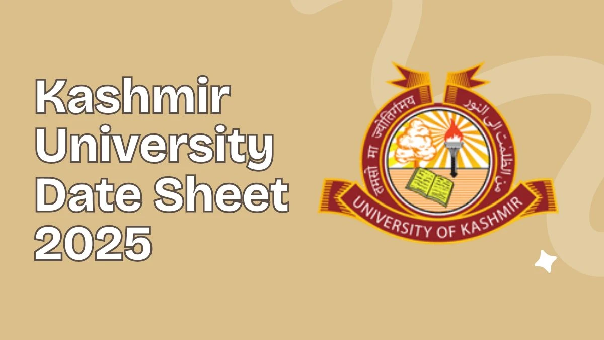 Kashmir University Date Sheet 2025 Announced @ uok.edu.in Details Here