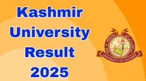 Kashmir University Result 2025 Declared at egov.uok.edu.in Direct Link to Download 1st Semester Result