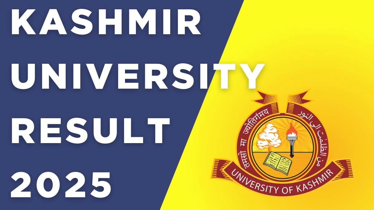Kashmir University Result 2025 Out at egov.uok.edu.in Direct Link to Download 3rd Semester Result