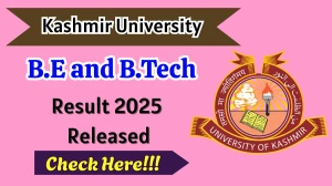 Kashmir University Result 2025 Out at egov.uok.edu.in Direct Link to Download 8th Semester Result