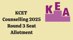 KCET Counselling 2025 Round 3 Seat Allotment Result Released at cetonline.karnataka.gov.in Direct Link to Download  Result
