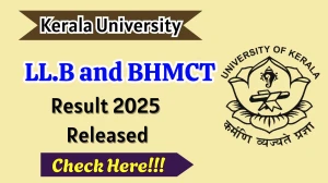 Kerala University Result 2025 Out at keralauniversity.ac.in Direct Link to Download 1st, 2nd and 3rd Semester Result