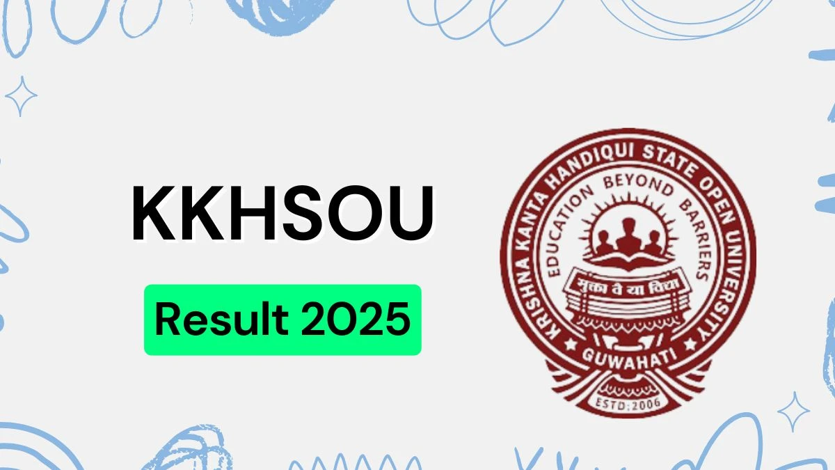 KKHSOU Result 2025 Declared at kkhsou.ac.in Direct Link to Download 3rd Sem Result