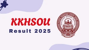 KKHSOU Result 2025 Out at kkhsou.ac.in Direct Link to Download 1st Semester Result