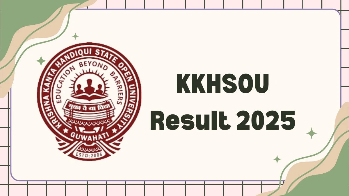 KKHSOU Result 2025 Released at kkhsou.ac.in Direct Link to Download 1st Sem Result