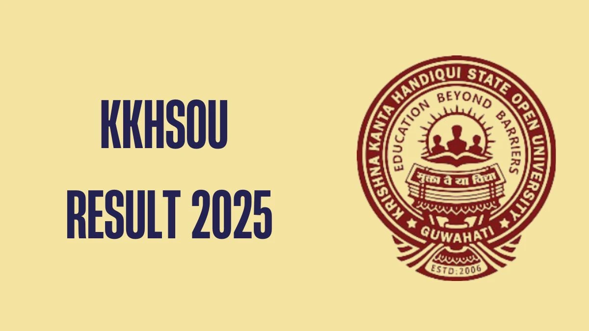 KKHSOU Result 2025 Released at kkhsou.ac.in Direct Link to Download 1st Sem Result