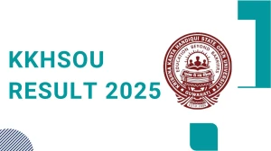 KKHSOU Result 2025 Released at kkhsou.ac.in Direct Link to Download 1st Semester Result