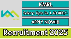 KMRL Executive Recruitment 2025 - Apply Online