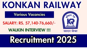 Konkan Railway Recruitment 2025 – Walk in for 05 Senior Project Manager, Senior Project Engineer Posts Konkan Railway Recruitment 2025 – Walk in for 05 Senior Project Manager, Senior Project Engineer Posts