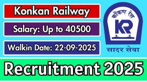 Konkan Railway Road Mobile Crane Operator Recruitment 2025 – Walk in for 1 Posts