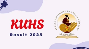 KUHS Result 2025 Out at kuhs.ac.in Direct Link to Download UG Course Marksheet