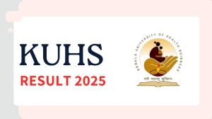 KUHS Result 2025 Released at kuhs.ac.in Direct Link to Download UG Course Result