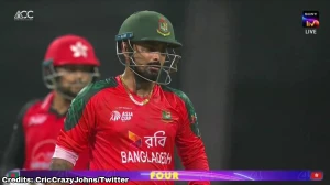 Litton Das Guides Bangladesh to Convincing Win Over Hong Kong in Asia Cup