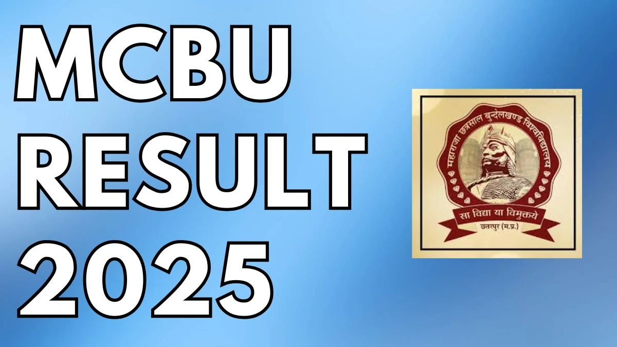 MCBU Result 2025 Out at mcbu.ac.in Direct Link to Download UG and PG Course Result