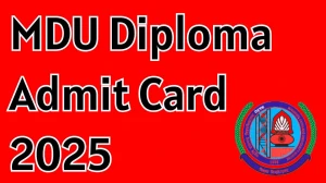 MDU Diploma Admit Card 2025 OUT mdu.ac.in Check MDU Hall Ticket Details Here