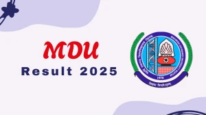 MDU Result 2025 Out at mdurtk.in Direct Link to Download 1st Semester Result