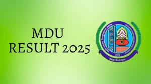 MDU Result 2025 Released at mdurtk.in Direct Link to Download 1st, 2nd, 3rd and 4th Sem Result