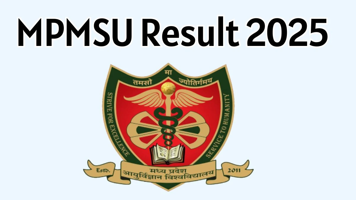 MPMSU Result 2025 Out at mpmsu.edu.in Direct Link to Download UG Course Result