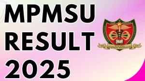 MPMSU Result 2025 Released at mpmsu.edu.in Direct Link to Download UG and PG Course Result