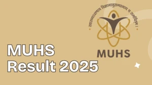 MUHS Result 2025 Released at muhs.ac.in Direct Link to Download UG and PG Course Result MUHS Result 2025 Released at muhs.ac.in Direct Link to Download UG and PG Course Result