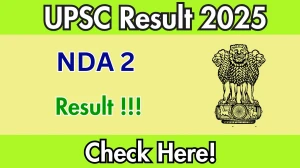 NDA 2 Result 2025 – Check Updates & Download at upsc.gov.in NDA 2 Result 2025 – Check Updates & Download at upsc.gov.in