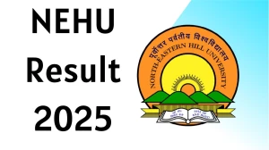 NEHU Result 2025 Released at nehu.ac.in Direct Link to Download 2nd and 4th Semester Result