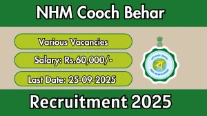 NHM Cooch Behar Recruitment 2025 - Apply Online for 19 Lab Technician, Medical Office and More Posts