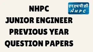 NHPC Junior Engineer Previous Year Question Papers PDF with Answers Download