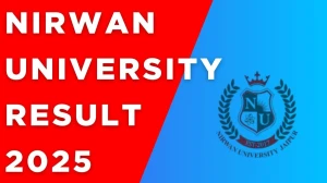 Nirwan University Result 2025 Released at nirwanuniversity.ac.in Direct Link to Download 2nd Semester Result